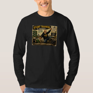 Camiseta de manga larga de la carrera de stuntman 