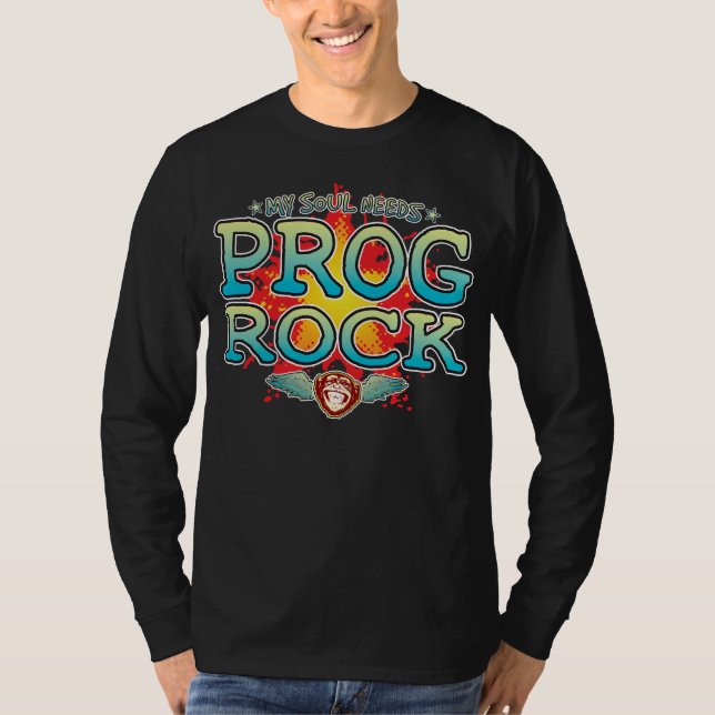 Camiseta de manga larga de la Soul de Rock Prog (Anverso)
