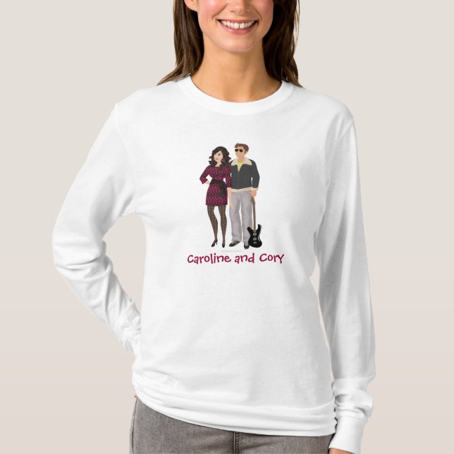 Camiseta de manga larga de las señoras de DHG (Anverso)