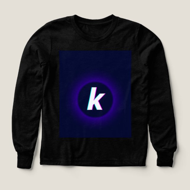 Camiseta de manga larga de los Chicas con el logot (Diseño frontal)