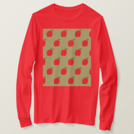 Camiseta de manga larga de manzanas (Sage Green & 