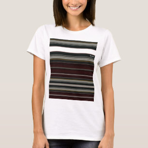 Camiseta de manga larga de maternidad - franjas de