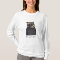Camiseta de manga larga de mujeres de LADY