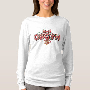 Camiseta de manga larga de OBGYN para Navidad