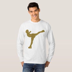 Camiseta de manga larga de patinaje sobre hielo do