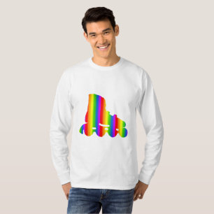 Camiseta de manga larga de patines en línea colori