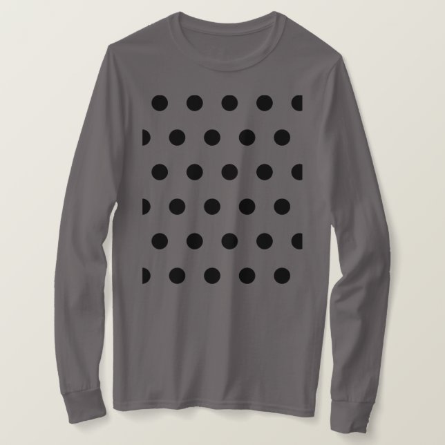 Camiseta de manga larga de punto Polka (Lavanda y  (Anverso del diseño)