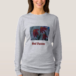 Camiseta de manga larga de Red Daisies