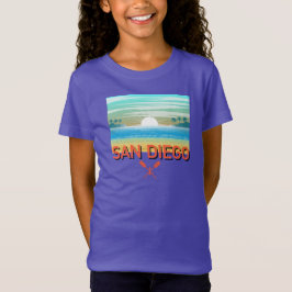 Camiseta de manga larga de San Diego - para niñas
