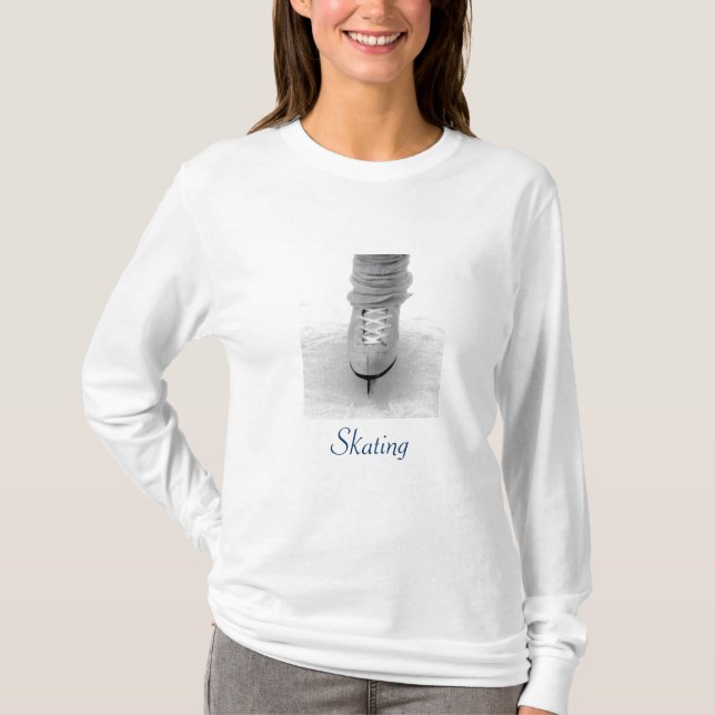 Camiseta de manga larga de 'Skating' Ladies (Anverso)