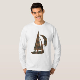 Camiseta de manga larga de vela de óxido