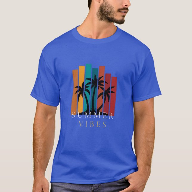 Camiseta de manga larga Deep Royal con vibraciones (Anverso)