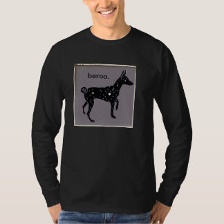 camiseta de manga larga del baroo del basenji