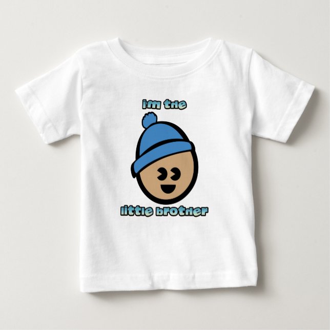Camiseta de manga larga del infante "Little Brothe (Anverso)