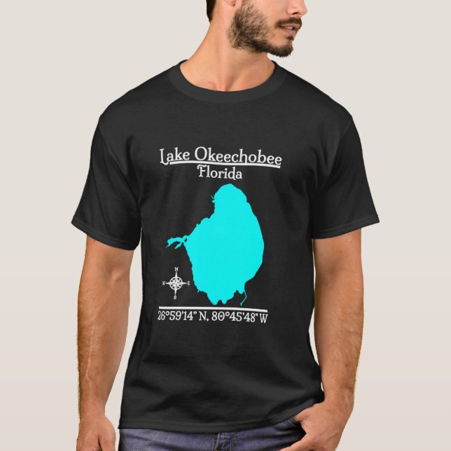 Camiseta de manga larga del lago Okeechobee Florid (Anverso)