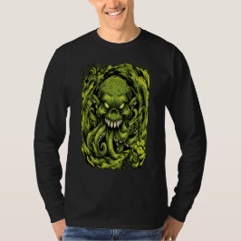 Camiseta de manga larga del monstruo tentáculo ver