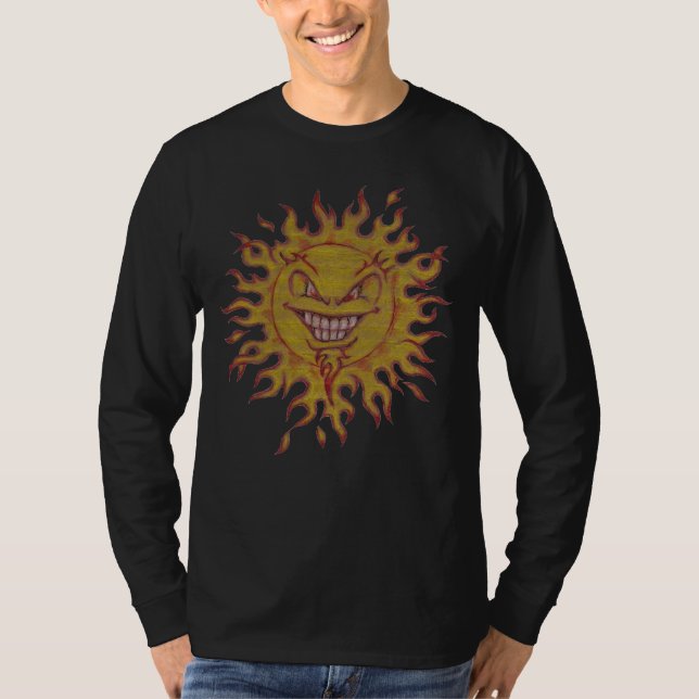 CAMISETA DE MANGA LARGA DEL SOL DE BLAZIN (Anverso)