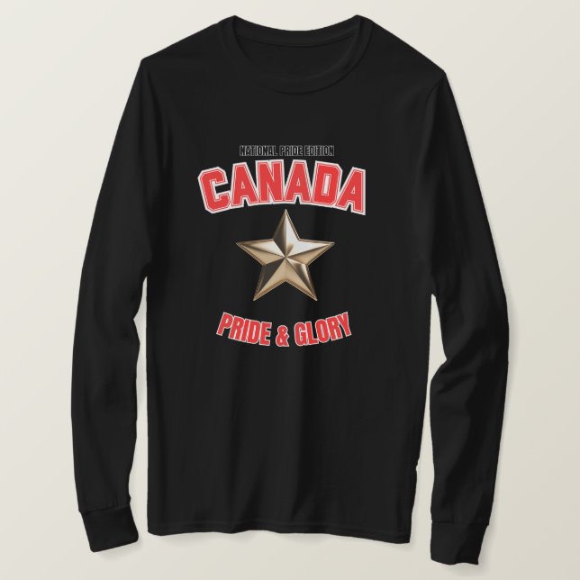 Camiseta de manga larga edición orgullo nacional d (Anverso del diseño)