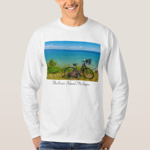Camiseta de manga larga en bicicleta de la isla Ma