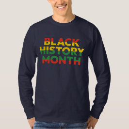 Camiseta de manga larga en el mes de la historia n