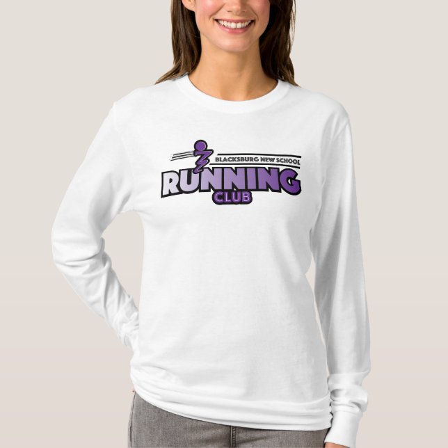 Camiseta de manga larga en la nueva escuela de Bla (Anverso)