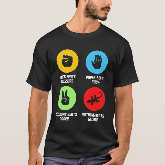 Camiseta de manga larga Funny Nothing Beats Geckos (Anverso)