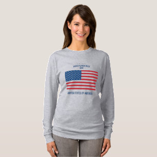 Camiseta de manga larga "God Bless The USA" para m