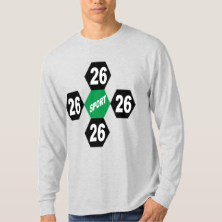 Camiseta de manga larga gris  DISEÑO DEPORTIVO 26