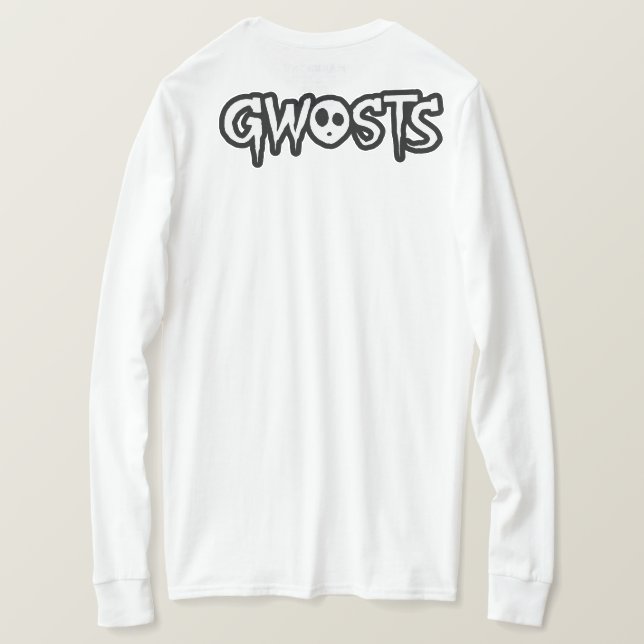 Camiseta de manga larga Gwosts (Reverso del diseño)