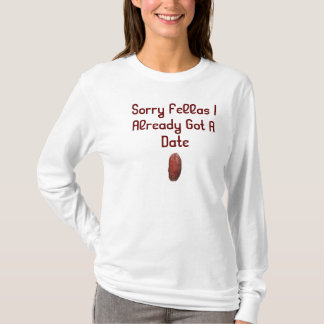 Camiseta de manga larga halal de la fecha de la