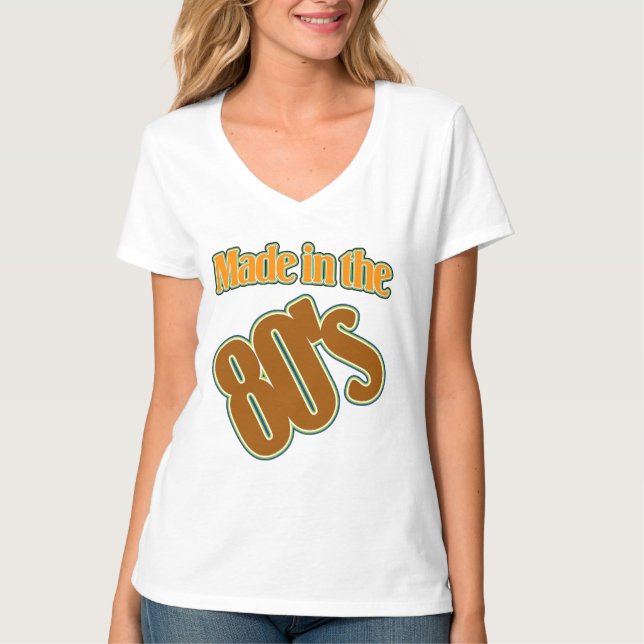 Camiseta de manga larga hecha en los 80 (Anverso)