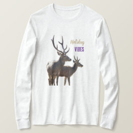 Camiseta de manga larga Holiday Vibes Deers