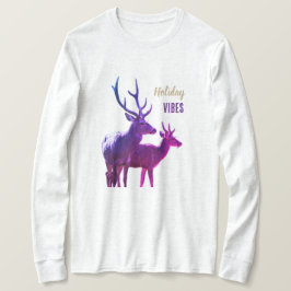 Camiseta de manga larga Holiday Vibes Deers