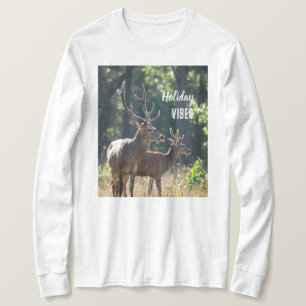Camiseta de manga larga Holiday Vibes Deers