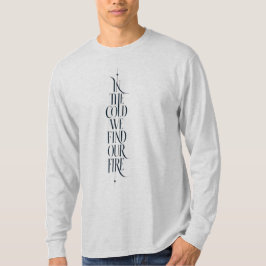 Camiseta de manga larga inspirada en el invierno