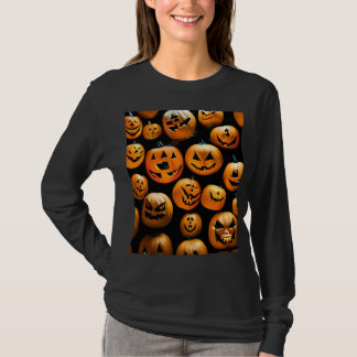 Camiseta de manga larga Jack-O-Lantern