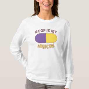 Camiseta de manga larga K-Pop Is My Medicine Ver 2