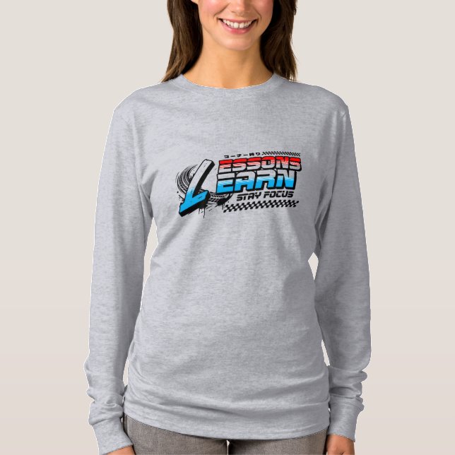 CAMISETA DE MANGA LARGA LECCIONES DE ENFOQUE PARA  (Anverso)