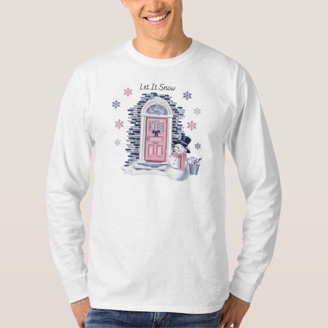 Camiseta de manga larga Let It Snow (Anverso)