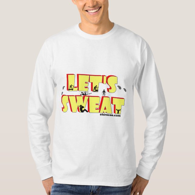 Camiseta de manga larga Let's Sweat (Anverso)