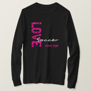 Camiseta de manga larga Love Soccer Street Style L