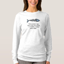 Camiseta de manga larga "Mejor pescado de ayuno" d