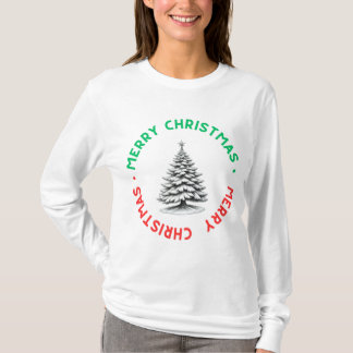 Camiseta de manga larga Merry Christmas