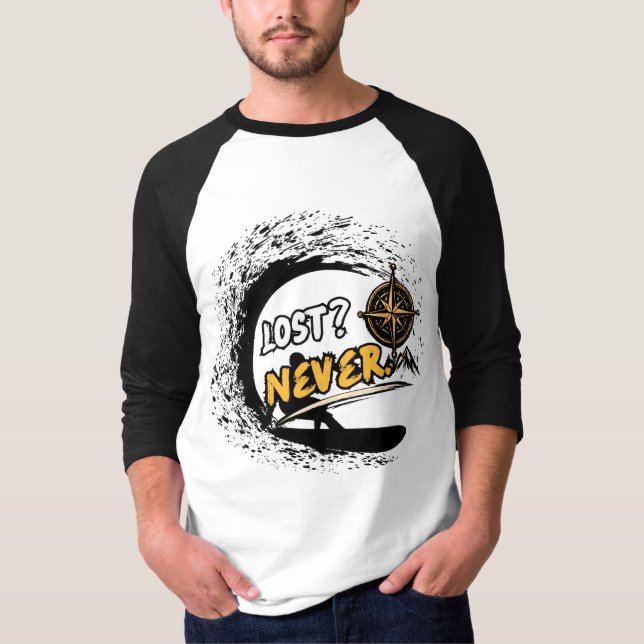 Camiseta de manga larga Never Lost Adventure (Anverso)