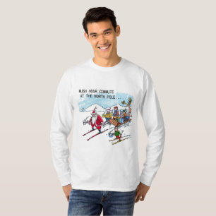 Camiseta de manga larga North Pole Rush Hour