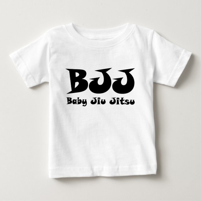 Camiseta de manga larga para bebé Jiu Jitsu (Anverso)