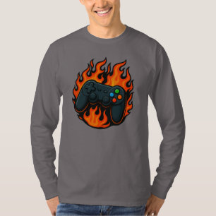 Camiseta de manga larga para consola de jugadores
