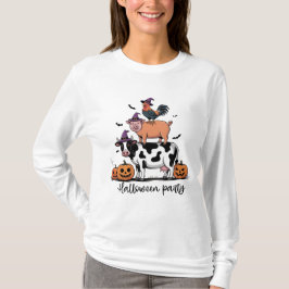 Camiseta de manga larga para fiesta de Halloween d