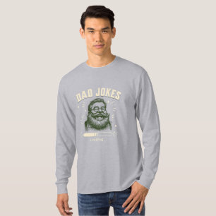 Camiseta de manga larga para hombre "Malos chistes