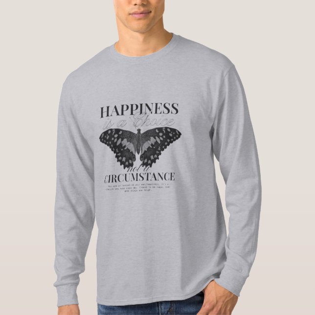 Camiseta de manga larga para hombres (Anverso)